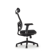 Chaise de bureau ergonomique pivotante en maille à dossier haut avec support lombaire pour la vente en gros