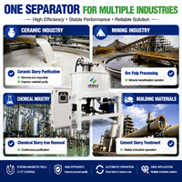 Séparateur magnétique industriel, séparateur électromagnétique, séparateur WHIMS pour l'industrie de transformation des minerais