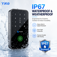 Kablosuz Bluetooth Akıllı Kapı Erişim Tuş Takımı IP67 Su Geçirmez Parmak İzi Dokunmatik Panel Dijital Şifre Güvenliği Çin Fabrikası