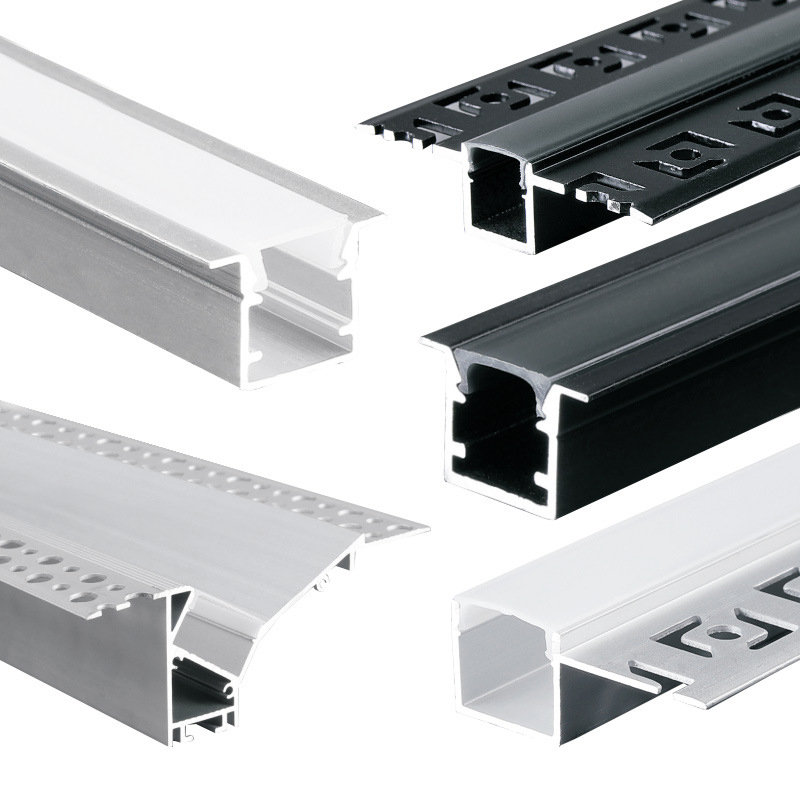 led channel silver anodized aluminum led lighting