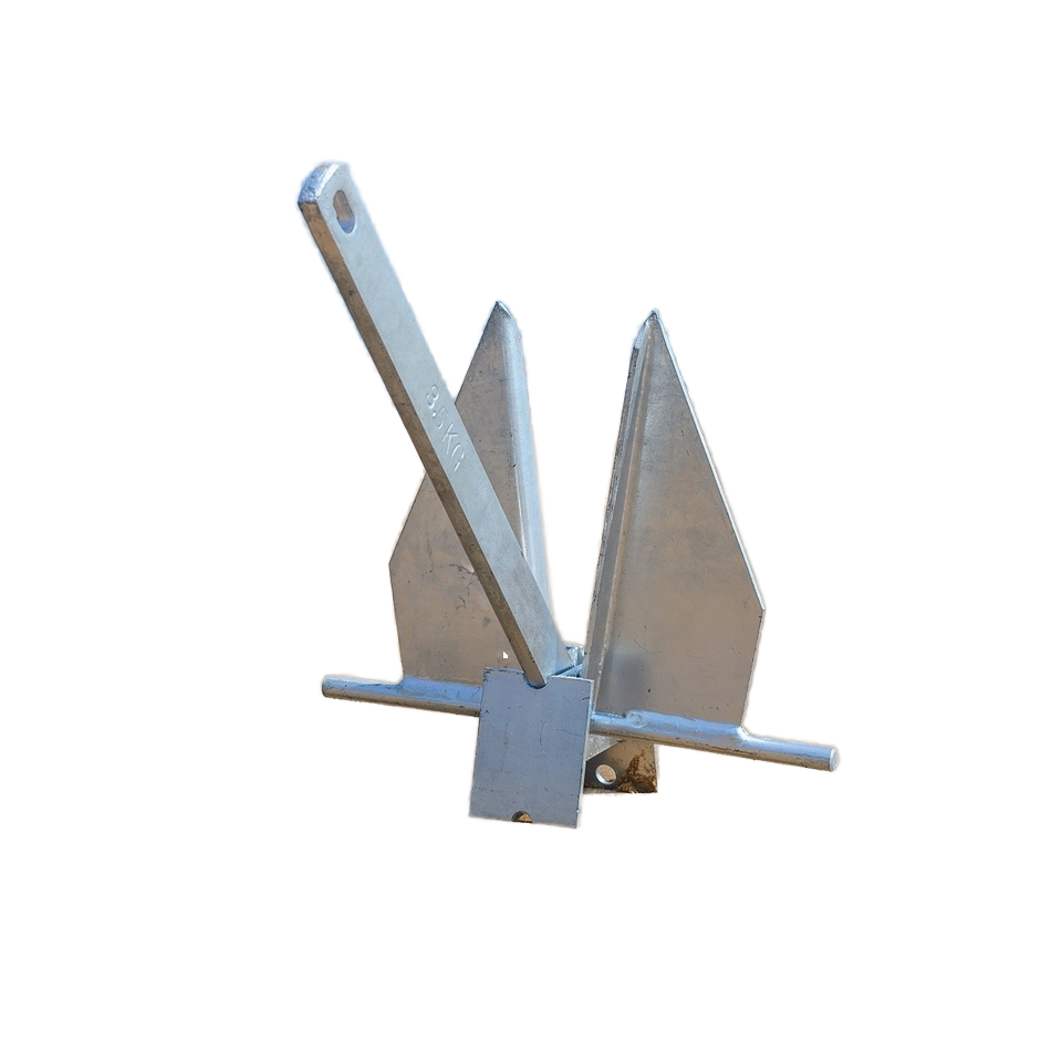 Ancla Danforth De Acero Galvanizado PONTTOR – 6 Kg, Ideal Para Barcos Inflables, Kayaks Y Lanchas, Agarra En Fondos Blandos