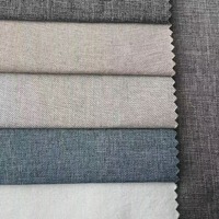 Tissu d'ameublement uni 100 % polyester tissé de Chine, vente en gros, haute qualité, anti-boulochage, résistant aux taches