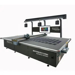 Computerized oscillating knife knitted fabric cutting machine for garment fabric cloth making