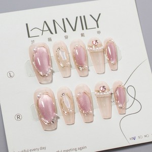 RONIKI <span class=keywords><strong>Faux</strong></span> Ongles Courts Arrondis à Presser, Sûrs pour le Travail Quotidien, Réutilisables, en Gel, Manucure Simple pour Femmes - Product Image 4