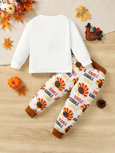 Conjuntos de Roupas para Meninos Crianças Atacado Pijamas de Algodão Moda Infantil Conjuntos Impressos para Crianças - Product Image 2