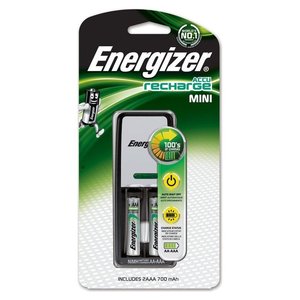 Cargador de batería ACCU RECHARGE MINI Negro y Plata 635036 - Product Image 2