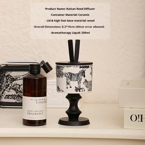 불꽃 향기 액체 아로마 테라피 장식 유리 친환경 실내 오래 지속되는 홈 욕실 고급 침실 - Product Image 5