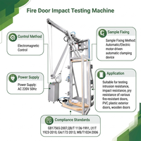 Machine d'essai d'impact pneumatique à corps souple pour portes en acier et en bois – Machine de test de portes