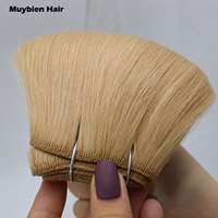 Extensiones de Cabello Tejidas a Máquina de Marca Personalizada, 100g, Doble Trama, Resistentes, Sin Desprendimiento