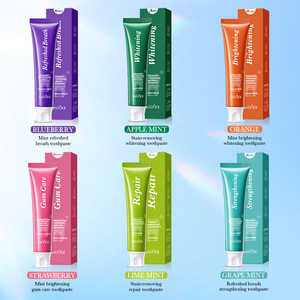 Dentifrice <span class=keywords><strong>Menthe</strong></span> Pomme 120g Blanchissant Haleine Fraîche Nettoyage Profond Fluorure Anti-Caries Élimination des Taches Soin Bucco-Dentaire Quotidien pour Femmes et Hommes - Product Image 2