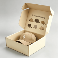 Boîte cadeau personnalisée pour casquette de baseball, boîtes en carton recyclables pour l'expédition et l'emballage de chapeaux sur mesure