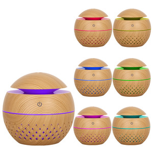 Difusor de Aroma de aire eléctrico, humidificador de aire ultrasónico de madera de 200ML, humidificador de aromaterapia de aceite esencial, generador de niebla fría para el hogar - Product Image 1