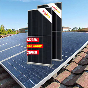 แผงโซลาร์เซลล์ NUUKO แบบ N-type โมโน ไบเฟเชียล TOPcon PV 650w 660W 670W 132 เซลล์ สำหรับระบบโซลาร์เซลล์บ้าน มีสินค้าในสหรัฐอเมริกา - Product Image 1