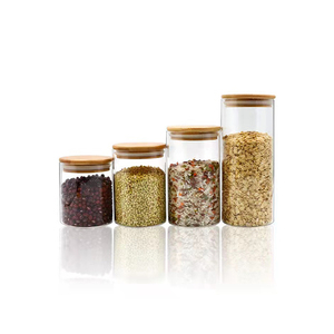 borosilicate glass storage jar