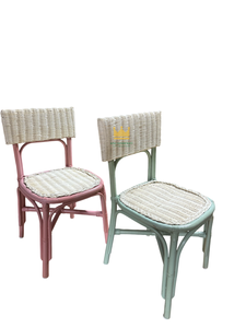 Silla Infantil de Mimbre Hecha a Mano en Oferta, para Eventos, Decoración de Fiestas de Cumpleaños, Mimbre Natural Hecho a Mano para Niños - Product Image 6