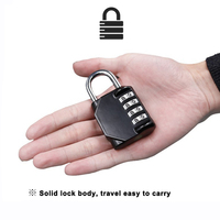 Chinois personnalisé 4 chiffres mécanique coffre-fort mot de passe cadran combinaison porte Pad serrures numérique numéro Gym cadenas avec Code