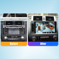 Autoradio pour Toyota Land Cruiser 2Din Android Autoradio Stéréo DVD GPS Navigation Player Multimédia Android Auto Carplay