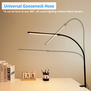 360 bras pivotant Flexible à col de cygne, <span class=keywords><strong>lampe</strong></span> de bureau à Led pour apprentissage, <span class=keywords><strong>lampe</strong></span> de lecture, <span class=keywords><strong>pince</strong></span> de Table, <span class=keywords><strong>lampe</strong></span> d'étude avec Clips - Product Image 5