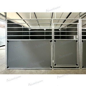 Verkaufsschlager Pferdeboxen | Mobile Pferdeboxen-Fronten mit Schiebetür | Tragbare Boxenwände für Pferdeställe - Product Image 5