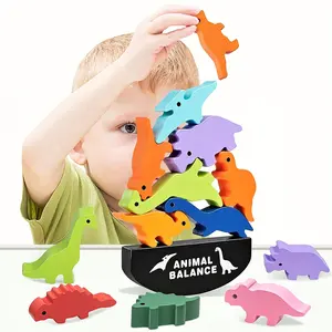 Dinosaur Toys for Kids 3-5 Year Old Boys Gifts Wooden Stacking Toddler Toys for 2 3 4 5 6 Year Old Boys Toys