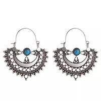 8 paires de boucles d'oreilles pendantes vintage, style bohème, style national
