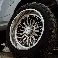 Jantes concaves NJQS Super Single Ford 450 8x6.5 10x225.75 20 22 24 26 pouces pour camion Chevy GMC, roues forgées
