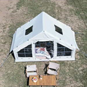 Tenda con Telaio in Legno Stampata per 4 <span class=keywords><strong>Stagioni</strong></span>, Certificata FDA LFGB, per Casa, Campeggio e Giardino, Portatile, Traspirante e Impermeabile - Product Image 1