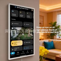 Reproductor de Señalización Digital Inteligente con Pantalla Táctil Android 13.0, RK3576, POE, NFC, Montaje en Pared, 12V, para Animación en Tiendas Minoristas