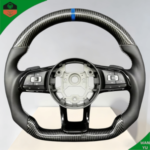 Volante per VW Jetta, Vendita all'Ingrosso, in Pelle GTI Carbonio <span class=keywords><strong>T6</strong></span>, per Scirocco Mk6 Mk7 <span class=keywords><strong>Golf</strong></span> Polo - Product Image 1