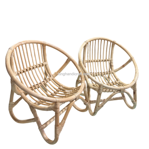 Chaise pour enfant en rotin naturel tressé à la main pour la décoration de fête d'anniversaire, accessoire de photographie bohème pour enfants - Product Image 5