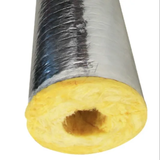 Tubo de isolamento térmico de baixo teor de condutividade térmica, material de isolamento de alta qualidade, tubo de lã de pedra, tubo de lã de vidro