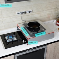 Support de rangement durable en acier inoxydable robuste pour petits appareils de cuisine, facile à nettoyer
