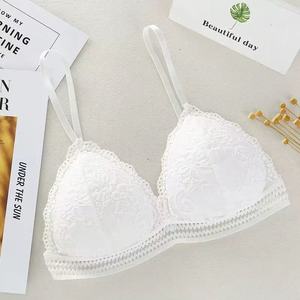 Soutien-gorge d'été en dentelle pour femme, ajustable, sexy, à bonnets triangulaires - Product Image 4