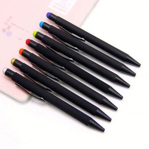 Promotional Logo Printed 1.0 Mm Writing Width Metal Ballpoint Multi-<b>Color</b> Advertising Gift Rubber Grip for Stylus <b>Pen</b> - Product Image 4