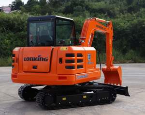 Excavadora de cadenas LONKING CDM6060 G4-YN de 5.8 toneladas con motor, caja de cambios y PLC, 1 año de garantía - Product Image 4