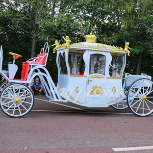 Fabricant professionnel électrique touristique visite cheval chariot chariot Royal mariage calèche pour les voyages de loisirs - Product Image 3