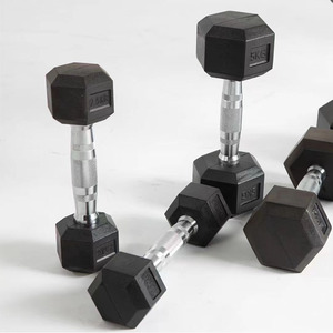 Mancuernas Hexagonales de Hierro Fundido con Revestimiento de Goma para Gimnasio en Casa, para Ejercicios de Fitness Corporal - Product Image 5