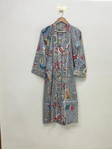 กิโมโนตัวยาวผ้าฝ้ายฟรีไซส์และใส่สบายเหมาะสำหรับทุกไซส์50นิ้วผู้จำหน่ายโดยประมาณจากอินเดีย - Product Image 6