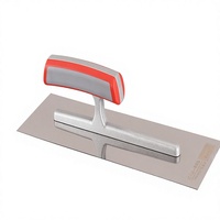Truelle de plâtrage durable à manche en plastique bimateriel pour une finition lisse et une utilisation professionnelle dans la construction, grattoir