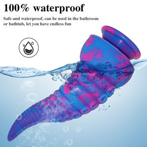 SacKnove colorido púrpura Rosa alternativas expandir <span class=keywords><strong>monstruo</strong></span> tornillo gran alienígena pene Anal tapón largo tentáculo pulpo juguete sexual Consolador - Product Image 6