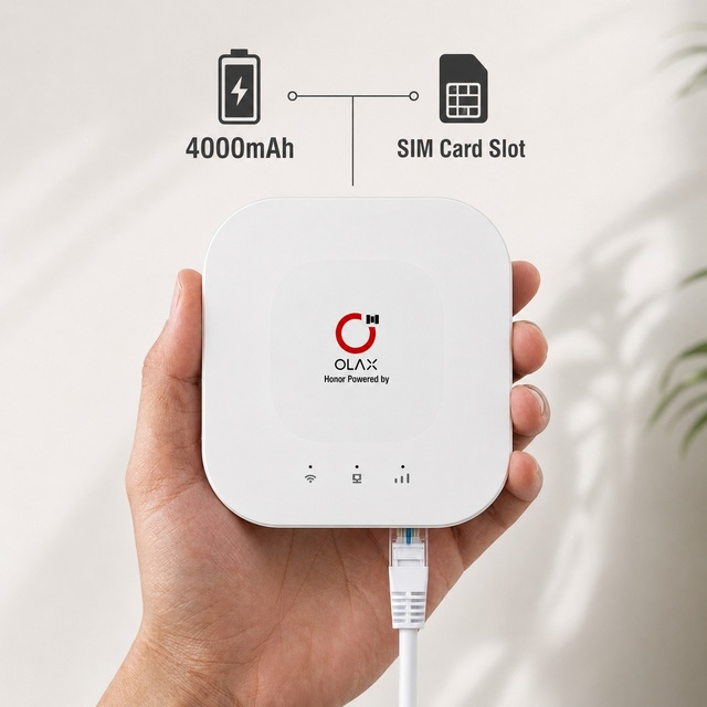 For Mt30 4G LTE ESIM WiFi Router with VoIP & VPN 300Mbps 2.4GHz B1/3/7/8/20/28/38/40/41 Bands 4000mAh Battery Outdoor Use