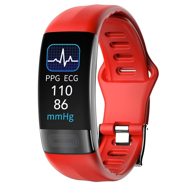 IP67 Waterproof P11 Blood Pressure Heart Rate Monitor Smart Bracelets Light Comfortable Smart Bracelet for Women