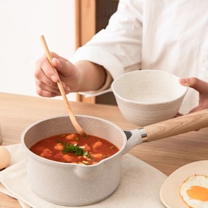 カロテ調理器具セット耐久性のある焦げ付き防止調理器具セットアルミガラスポットミルク鍋鍋鍋鍋金属調理用 - Product Image 4