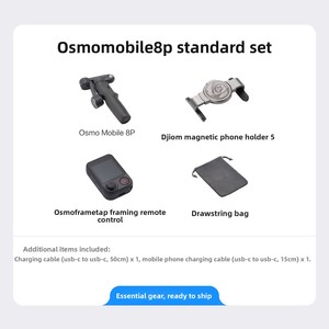 <span class=keywords><strong>Estabilizador</strong></span> <span class=keywords><strong>de</strong></span> Teléfono Móvil <span class=keywords><strong>Osmo</strong></span> <span class=keywords><strong>Mobile</strong></span> 8P, Control Remoto Inalámbrico Triple, Seguimiento IA 360, Vlog, Antivibración - Product Image 6