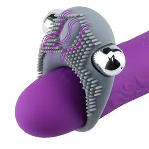 Männer Vibrierende Cock-Ringe Männliche Verzögerung der Ejakulation Penis Ring Klitoris Stimulation Vibrator Erwachsenenprodukte Sexspielzeug für Männer