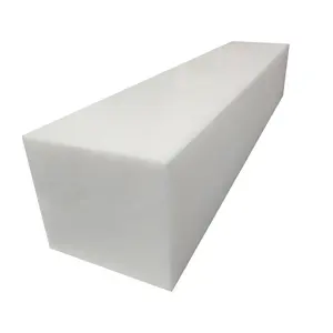 Corte branco POM Acetal Delrin Block