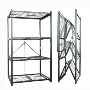 durable metall racks Suppliers-Robustes multifunktion ales faltbares Haushalts-Metall lager regal