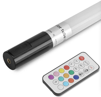 Nouveaux produits : Tube lumineux LED RGB rechargeable avec télécommande pour la photographie en direct, les soirées et la conception d'éclairage de danse