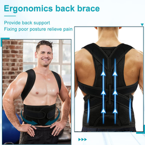 Redresseur de dos supérieur pour soulager la douleur et redresser les épaules – Correcteur de posture lombaire et soutien dorsal pour les épaules - Product Image 3
