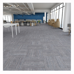 Thương mại gạch Thảm sọc Modular dày sang trọng chống cháy gạch Thảm PVC 24x24 văn phòng 60x60 gạch thảm - Product Image 4